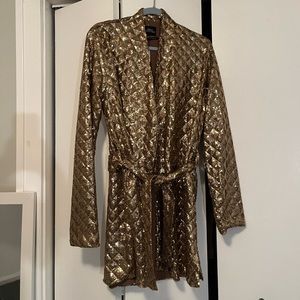 Urban Outfitters Golden Metallic Jacket